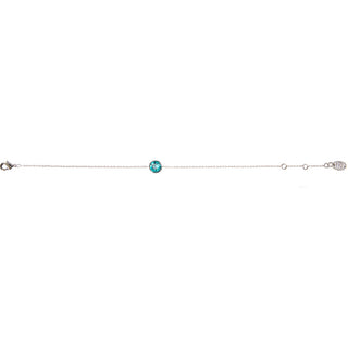 Liza Birthstone January Garnet 6.5"-7.625" Crystal Bracelet made from Austrian Crystals