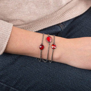 Crystal Blue Shade Marquise 7"-9" Austrian Crystal Tear Drop Bracelet