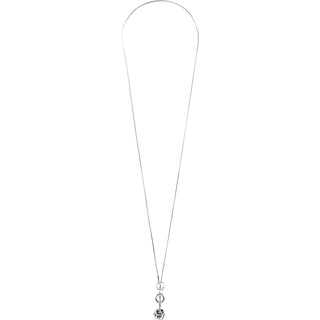 Rose Water Opal Rose Gold Hexagon - 18.5" Austrian Crystal Sweater Necklace