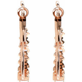 Crystal Classic
in Gold ." Austrian Crystal Hoop Earring