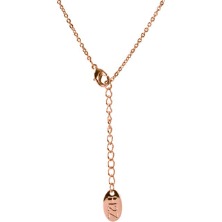 Crystal Flora Rose Gold 12.5" - 15.5" Austrian Crystal Necklace