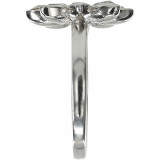 Crystal Flora
in Rhodium .CM Austrian Crystal Ring Size