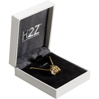 Iridescent Crystal Galactic Rhodium Austrian Element Necklace