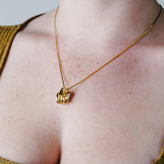 Iridescent Crystal Galactic Rhodium Austrian Element Necklace