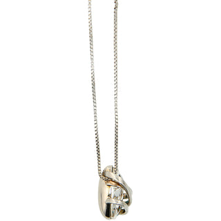 Iridescent Crystal Galactic Rhodium Austrian Element Necklace