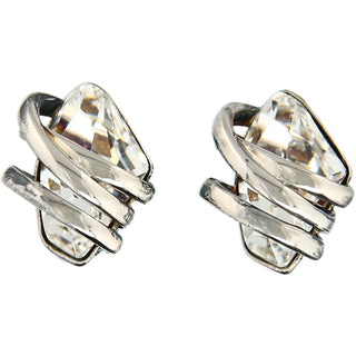 Galactic Rhodium Austrian Element Stud Earrings