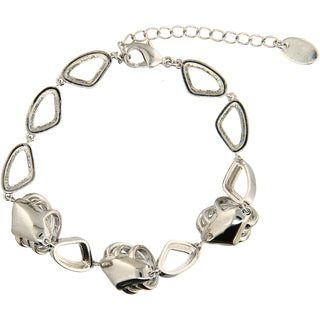 Galactic Rhodium Austrian Element Bracelet