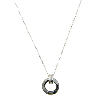 Crystal Golden Shadow Cosmic Gold Plated Austrian Element Necklace