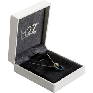 Crystal Golden Shadow Cosmic Gold Plated Austrian Element Necklace