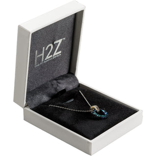 Crystal Golden Shadow Cosmic Gold Plated Austrian Element Necklace