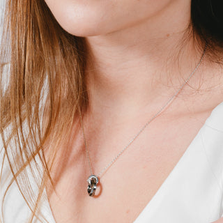 Crystal Golden Shadow Cosmic Gold Plated Austrian Element Necklace