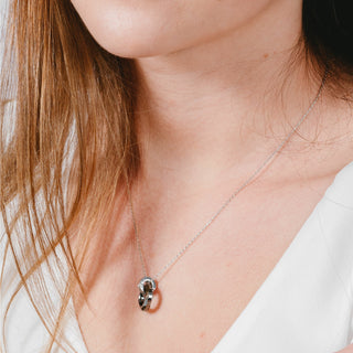 Crystal Golden Shadow Cosmic Gold Plated Austrian Element Necklace