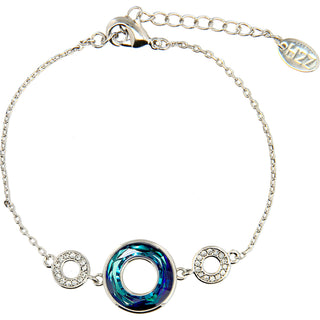 Crystal Golden Shadow Cosmic Gold Plated Austrian Element Bracelet