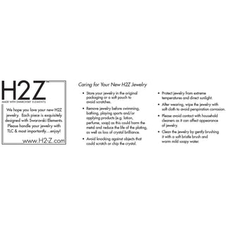 Stunning Crystal in Gold 1.25" Cubic Zirconia Hoop Earrings