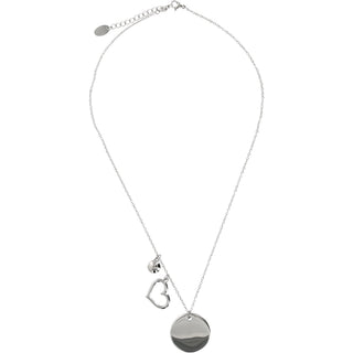 Grandma Golden Shadow Crystal 16.5"-20.5" Engraved Rhodium Plated Austrian Element Necklace