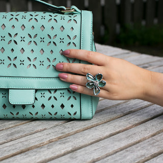 Sky Size 7 Rhodium Plated Ring