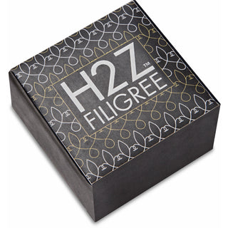 Silver & Gray 2" Infinity Cuff Bracelet