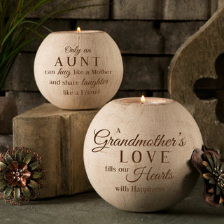 Grandmother 5" Round Tealight Holder