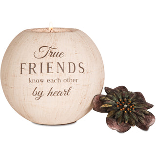 True Friends 5" Round Tealight Candle Holder