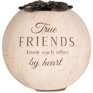 True Friends 5" Round Tealight Candle Holder