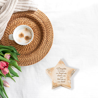 Daughter 4" x 3.75" Star Keepsake Box