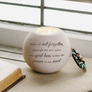 Forever in My Heart 4" Round Tealight Candle Holder