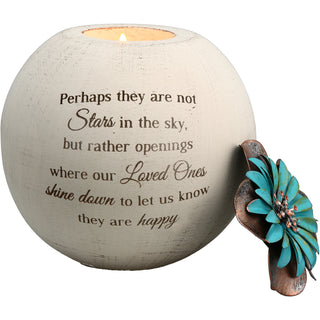 Stars in the Sky 5" Round Tealight Candle Holder
