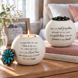 Stars in the Sky 5" Round Tealight Candle Holder