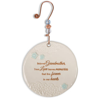 Beloved Grandmother 3.5" Ceramic Ornament