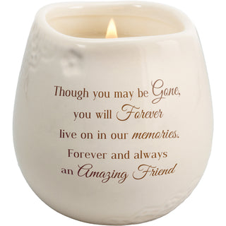 Amazing Friend 8 oz - 100% Soy Wax Candle Scent: Tranquility