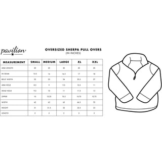 Grandma M Sherpa Pullover Sweatshirt