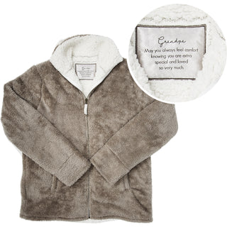 Grandpa S/M Men's Fleece Full Zip Sweatshirt