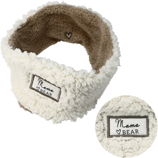Mama Bear Sherpa Lined, Fleece Headband