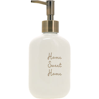 Home Sweet Home Ceramic Soap/Lotion Dispenser