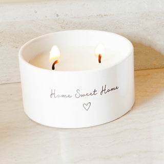 Home Sweet Home Double Wick 10 oz 100% Soy Wax Candle Scent: Tranquility