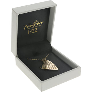 Daughter 18.5" Gold Plated Engraved Necklace