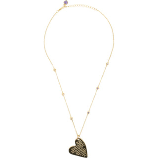 Daughter 18.5" Gold Plated Engraved Necklace