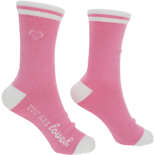 Loved Ladies Crew Socks