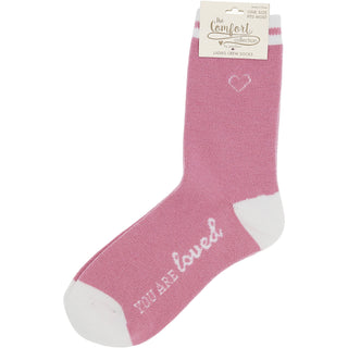 Loved Ladies Crew Socks