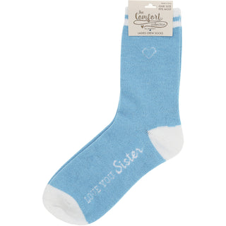 Sister Ladies Crew Socks