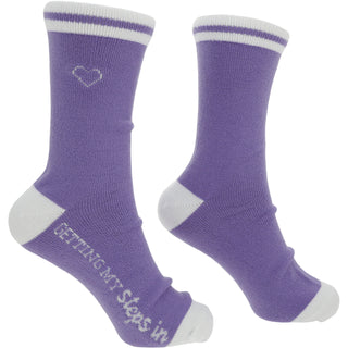 Steps Ladies Crew Socks