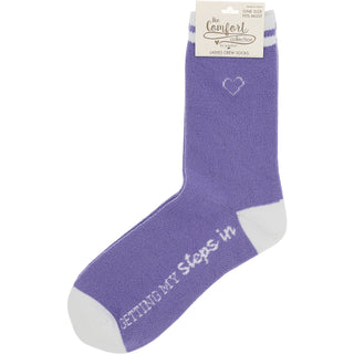 Steps Ladies Crew Socks