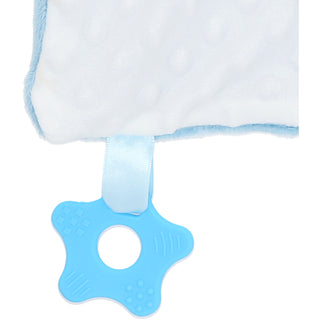 Somebunny Blue Lovey  Lovey Blanket Bunny with Teether