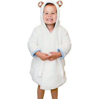 Beary Special Blue - 12-24 Months Toddler Bathrobe