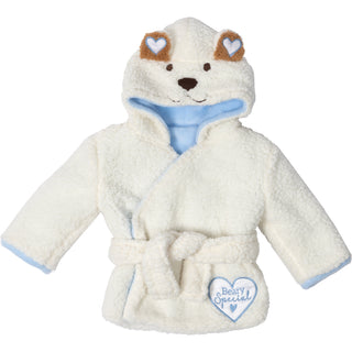 Beary Special Blue - 12-24 Months Toddler Bathrobe