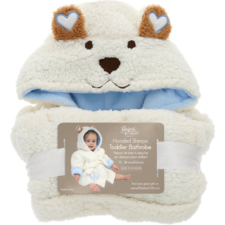 Beary Special Blue - 12-24 Months Toddler Bathrobe