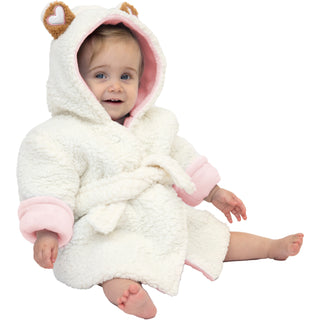 Beary Special Pink - 12-24 Months Toddler Bathrobe