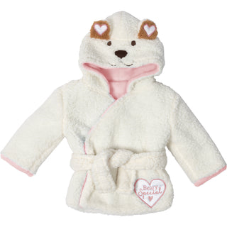 Beary Special Pink - 12-24 Months Toddler Bathrobe