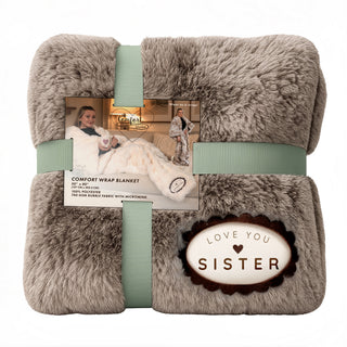 Love You Sister 50" x 80" Comfort Wrap Blanket