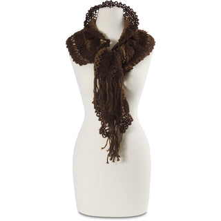 Chocolate Cascade Scarf